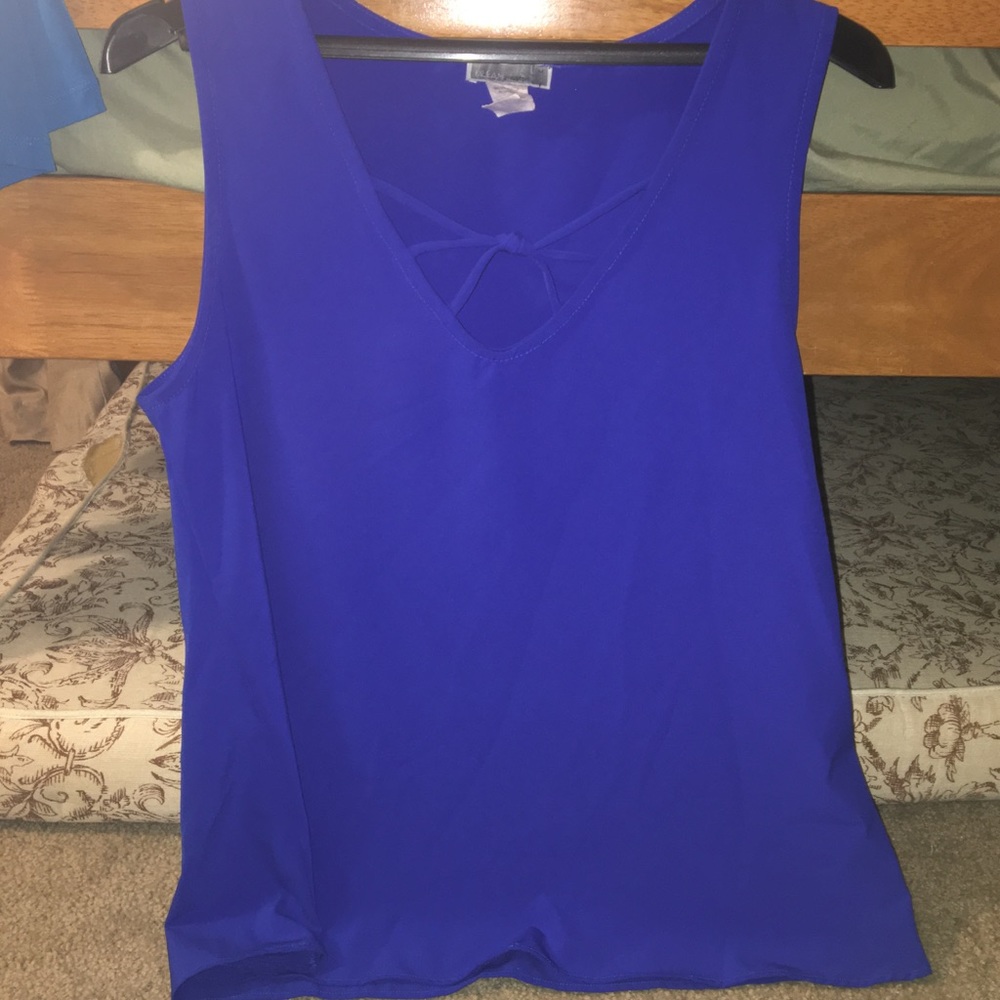 DREAM INVESTOR royal blue blouse